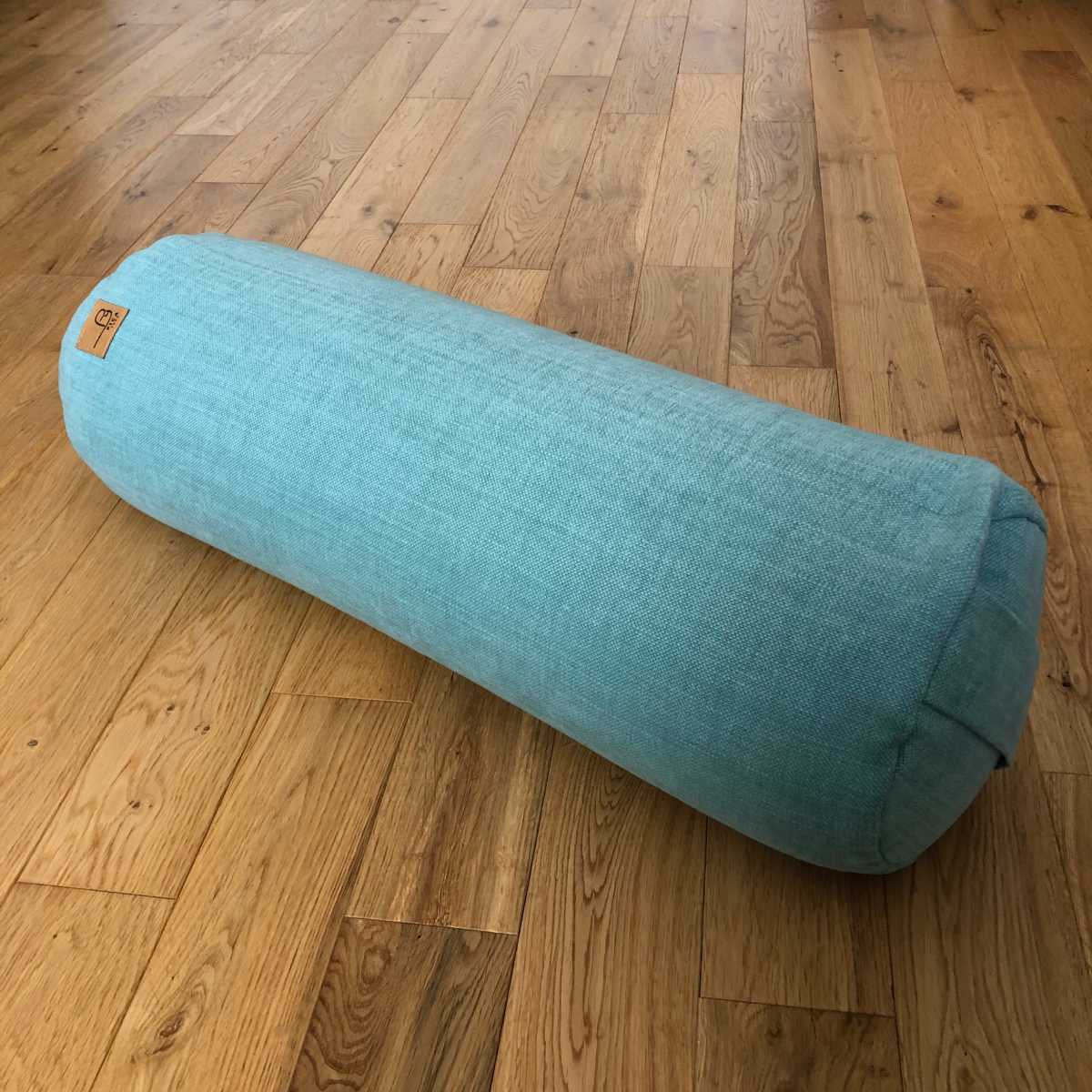 Bolster bleu clair / 1 ct feuillage 